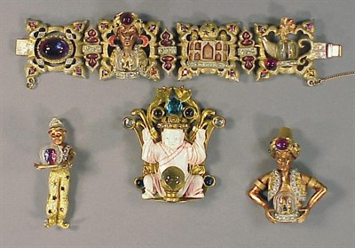 Lot 269 - Group of Har Genie Jewelry The bracelet and...