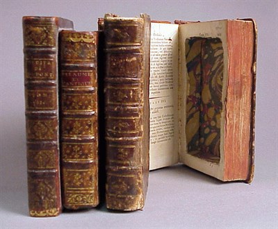 Lot 430 - Group of Three Leather Book Boxes