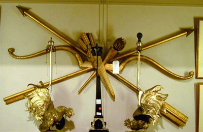 Lot 496 - Louis XVI Style Gilt-Wood Wall Hanging