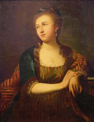 Lot 225 - Circle of Antoine Vestier PORTRAIT OF A WOMAN...