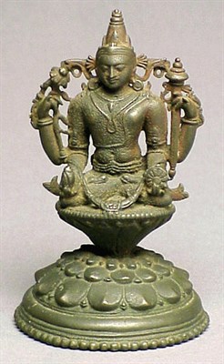 Lot 32 - Rare Pala Bronze of Vishnu Orissa, 12th/13th...