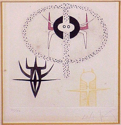 Lot 113 - Wifredo Lam NUIT (TONNEAU-RYCKELYNCK 5601)...