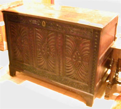 Lot 278 - Provincial Early George III Oak Blanket Chest...