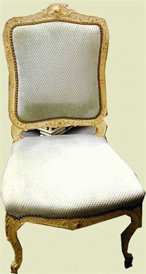 Lot 425 - Pair of Louis XV Style Painted Side Chairs
