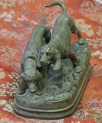 Lot 103 - Alfred Dubucand On the Scent depicting two...