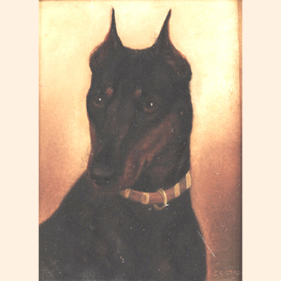 Lot 30 - Edward Aistrop British A MANCHESTER TERRIER...
