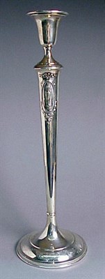 Lot 360 - Pair of Sterling Silver Candlesticks Weighted.