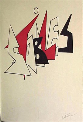 Lot 42 - Alexander Calder STABILES Color lithograph,...