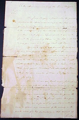 Lot 296 - WASHINGTON, GEORGE Letter signed ("G....
