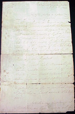 Lot 297 - WASHINGTON, GEORGE Letter signed ("G....