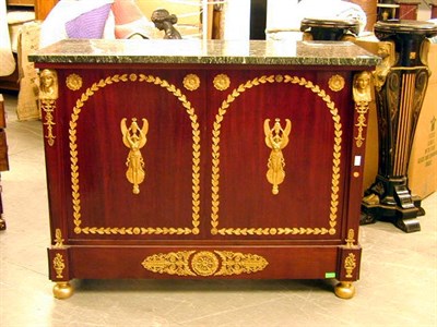 Lot 455 - Empire Style Gilt-Bronze Mounted Mahogany...