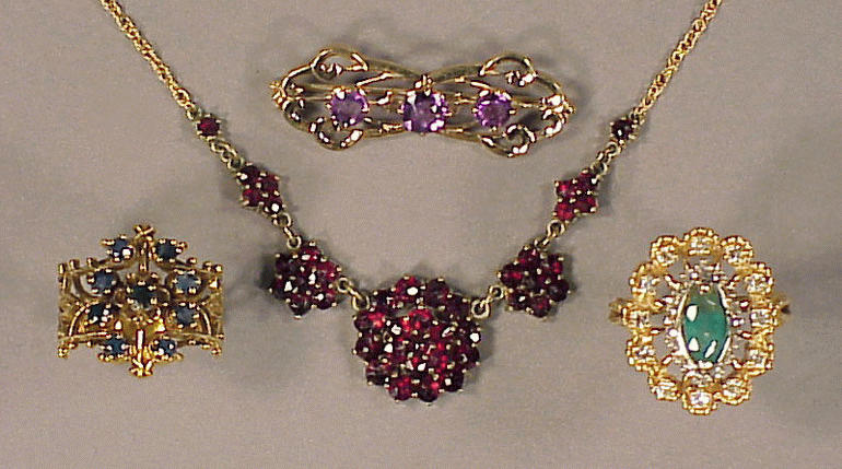 Lot 96 - Lot of Assorted Gold Jewelry 14 kt. yellow...