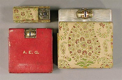 Lot 351 - Three Lady's Silver Accessories Sterling...
