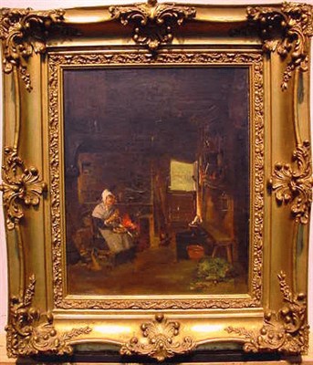 Lot 52 - Anders Montan Swedish, 1845-1917 KITCHEN...