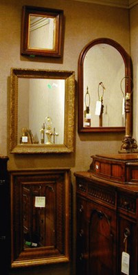 Lot 158 - Group of Four Victorian Gilt-Wood and Hardwood...