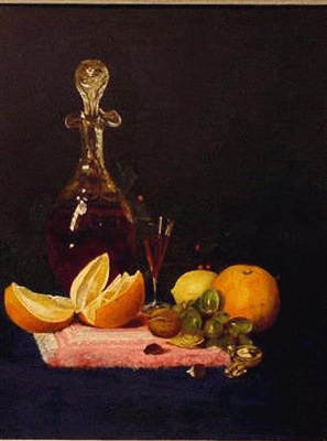 Lot 58 - K.B. Rose 19th Century STILL LIFE WITH...