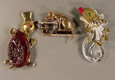 Lot 372 - Group of Pins Comprising Charles Ames...
