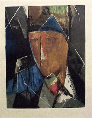 Lot 66 - After Jean Crotti PORTRAIT D'HOMME...