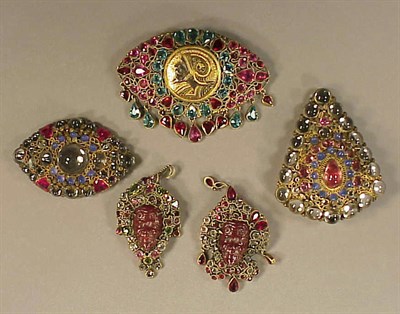 Lot 310 - Group of Hobe Pins Comprising a pair of...