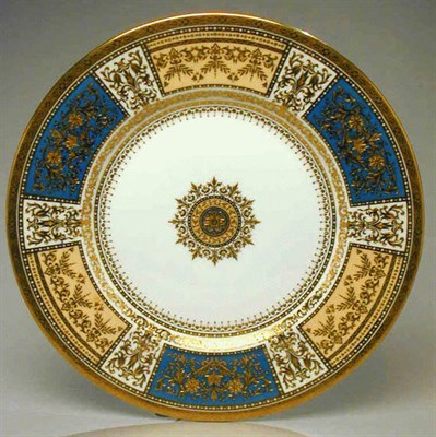 Lot 547 - Set of Twelve Minton Porcelain Service Plates...