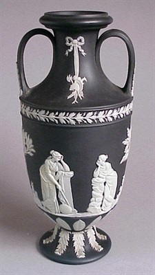 Lot 484 - Pair of Wedgwood Jasperware Vases