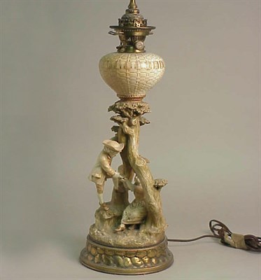 Lot 786 - Pair of Royal Worcester Porcelain Lamps Each...