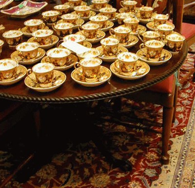 Lot 514 - Georgian Style Mahogany Double-Pedestal Dining...