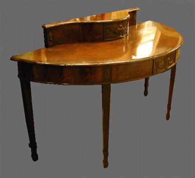 Lot 268 - Regency Style Mahogany Demilune Console