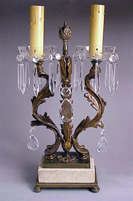 Lot 526 - Pair of Regency Style Patinated-Metal...