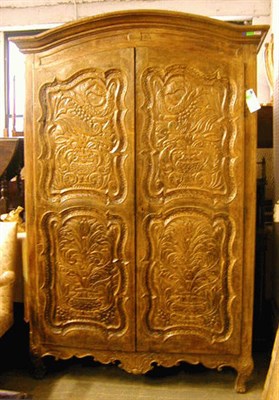 Lot 569 - Spanish Rococo Style Walnut Armoire