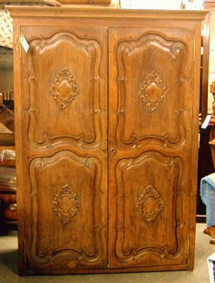 Lot 209 - Spanish Provincial Rococo Style Walnut Armoire
