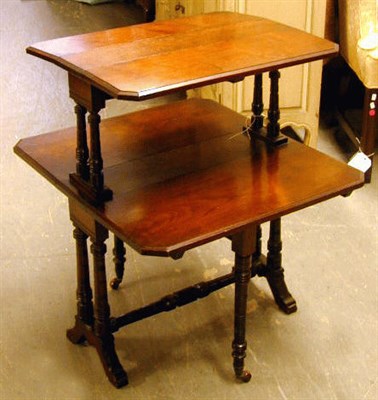 Lot 216 - Victorian Mahogany Two-Tier Gate-Leg Table