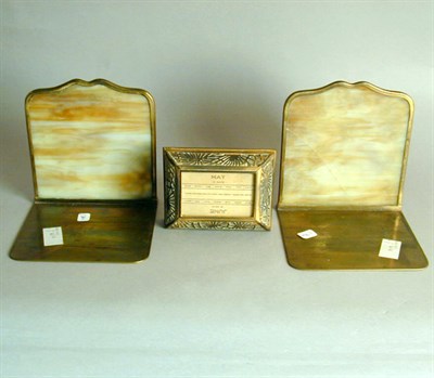 Lot 223 - Group of Tiffany Studios Bronze Desk Items...