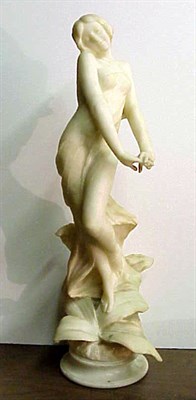 Lot 622 - Art Nouveau Carved Marble Figure Depicting a...