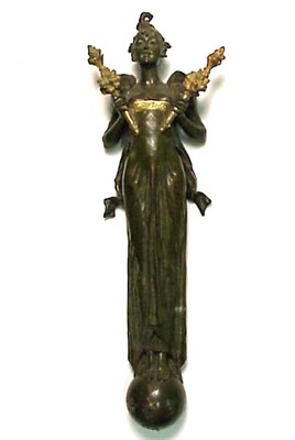 Lot 233 - Art Nouveau Bronze Applique In the form of a...