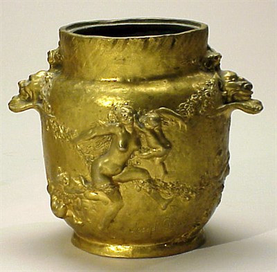 Lot 468 - Art Nouveau Gilt-Bronze Vase Joseph Cheret