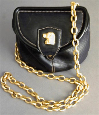 Lot 968 - Kieselstein-Cord Small Shoulder Bag Black...