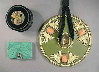 Lot 18 - Three Art Deco Objets de Vertu Comprising a...