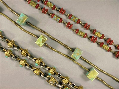 Lot 189 - Group of Archeological Inspired Necklaces Each...