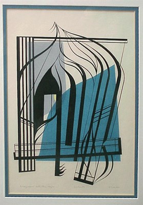 Lot 115 - Edward Landon ARRANGEMENT WITH BLUE MAJOR...