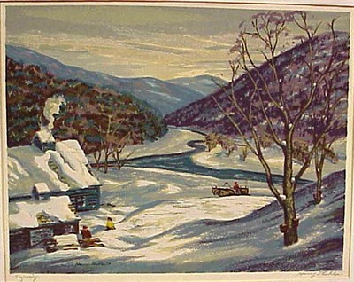 Lot 214 - Harry Shokler ZINNIAS; SUGARING; SNOW SHOWER;...