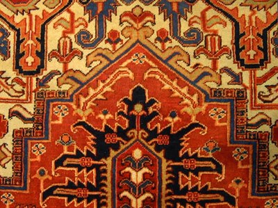 Lot 427 - Heriz Carpet Mid 20th century The central...