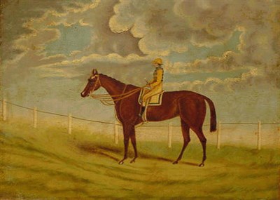 Lot 32 - 19th Century School JOCKEY UP Inscribed...
