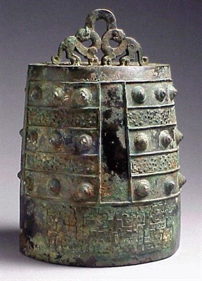 Lot 155 - Large Bronze Bell Late East Zhou Dynasty,...