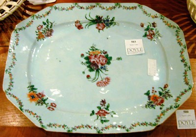 Lot 503 - Chinese Export Famille Rose Porcelain Platter