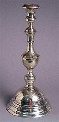 Lot 340 - Pair of Continental Silver Candlesticks Total...