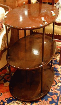 Lot 431 - Pair of Georgian Style Mahogany Three-Tier...