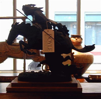 Lot 305 - Bronze Figure of an Indian on Horseback After...