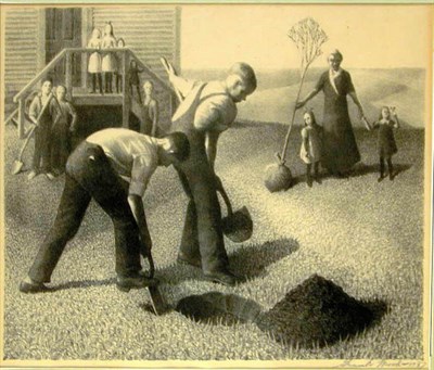 Lot 256 - Grant Wood TREE PLANTING GROUP (COLE 1)...