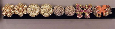 Lot 146 - Five Pairs of Miriam Haskell Earrings...